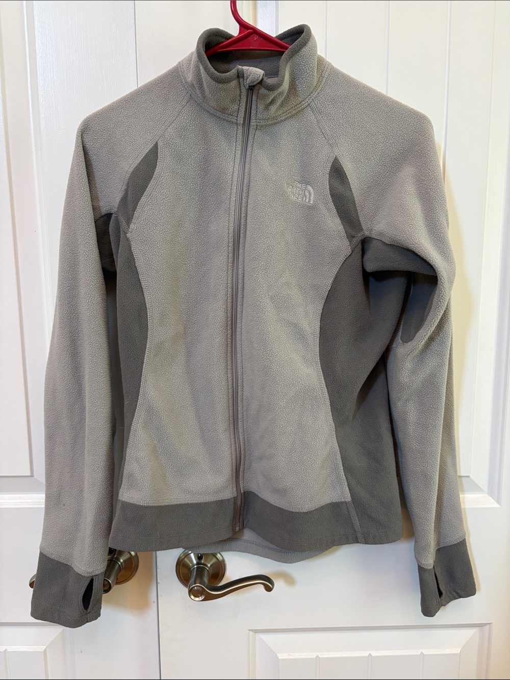 The North Face Women's Two-Tone Gray Fleece Jacket